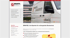 Desktop Screenshot of brantec-brandschutz.de